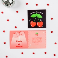 Fotopriania I love you cherry much - Verzia 2, 14x14 cm