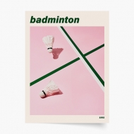 Plagát, Sport: Badminton II, 20x30 cm