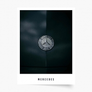 Plagát, Autá: Mercedes, 20x30 cm